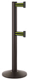 Statuary Bronze ADA Compliant Double-Belted Stanchion