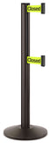 Statuary Bronze ADA Compliant Double-Belted Stanchion