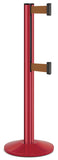 Torch Red ADA Compliant Double-Belted Stanchion