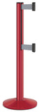 Torch Red ADA Compliant Double-Belted Stanchion