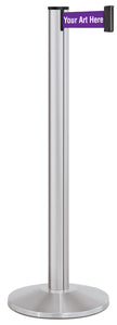 Satin Aluminum Beltrac 3000 Retractable Belt Stanchion