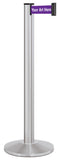 Satin Aluminum Beltrac 3000 Retractable Belt Stanchion