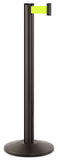 Statuary Bronze Fluorescent Yellow Beltrac 3000 13 Feet premium stanchion