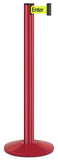 Torch Red Caution-Please Do Not Enter Beltrac 3000 13 Feet premium stanchion