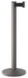 Wrinkle Charcoal Black Beltrac 3000 7 Feet premium stanchion