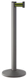 Wrinkle Charcoal Black/Yellow Beltrac 3000 7 Feet premium stanchion