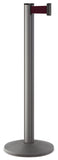 Wrinkle Charcoal Burgundy Beltrac 3000 7 Feet premium stanchion