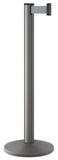 Wrinkle Charcoal Gray Beltrac 3000 7 Feet premium stanchion