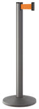 Wrinkle Charcoal Orange Beltrac 3000 7 Feet premium stanchion