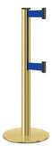 Gold ADA Compliant Double-Belted Stanchion