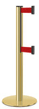 Gold ADA Compliant Double-Belted Stanchion