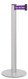 Satin Aluminum Beltrac 3000 Retractable Belt Stanchion