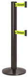 Statuary Bronze ADA Compliant Double-Belted Stanchion