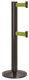 Statuary Bronze ADA Compliant Double-Belted Stanchion