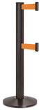 Statuary Bronze ADA Compliant Double-Belted Stanchion