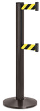 Statuary Bronze ADA Compliant Double-Belted Stanchion