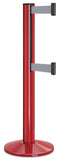 Torch Red ADA Compliant Double-Belted Stanchion