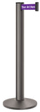 Wrinkle Charcoal Your Design Beltrac 3000 13 Feet premium stanchion