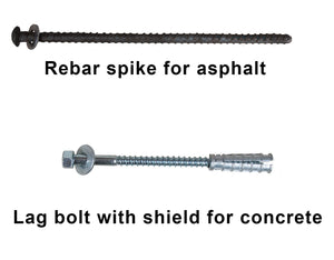 Installation Hardware for Concrete and Asphalt