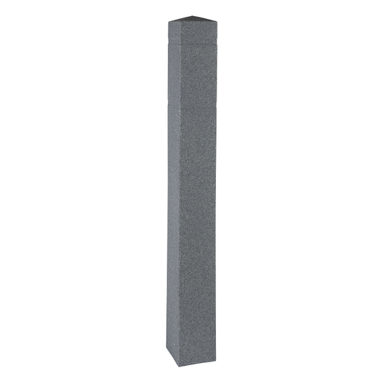 6" Square Granite Decorative Bollard Covers