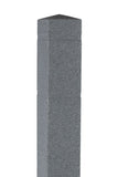 6" Square Granite Decorative Bollard Covers