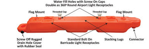 Airport Water-filled Barricades Component Parts