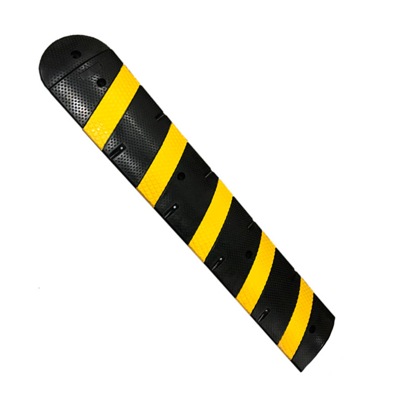 Rubber speed bump, recycled rubber, 6 ft long X 12 wide 2.5 high
