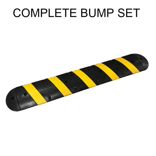 Premium Textured Rubber Speed Bump Component Parts