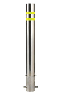 6.625" OD x 35.4" Stainless Steel Fixed Bollard