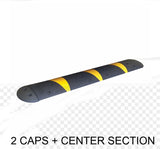 Standard Rubber Speed Bump Component Parts