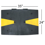 Standard Rubber Speed Hump Component Parts