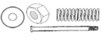 Components and Hardware for Safetycade & Verticade