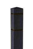 6" Square Bollard Covers with Reflective Tape