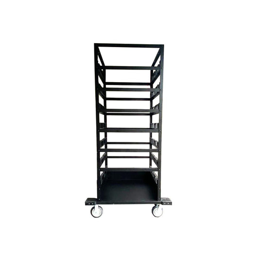 ProDividers Black Powder Coated Stanchion Cart