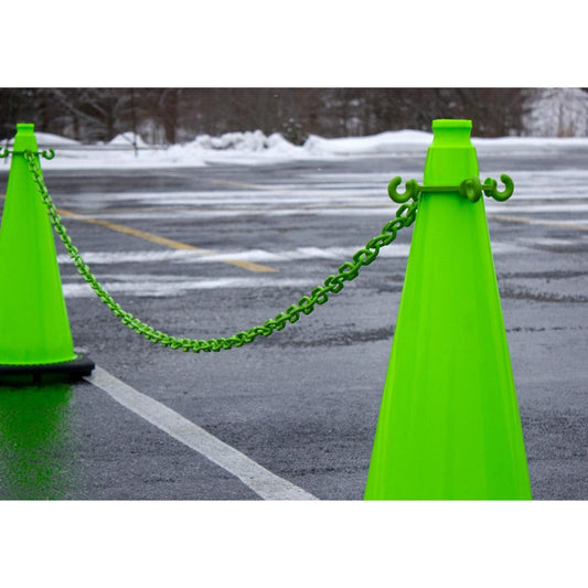 28" Traffic Cones & Chain Kit