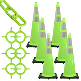 36" Traffic Cones & Chain Kit