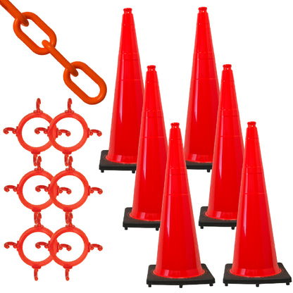 Traffic Cones & Chain Kit