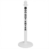 Medium Duty Safety Label Stanchion 2.5"