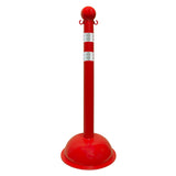 Heavy Duty Reflective Stripe Stanchion 3"