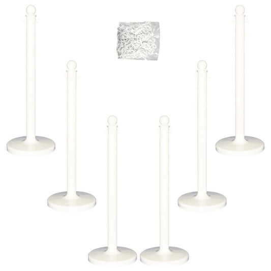 Medium Duty Stanchions & Chain Kit