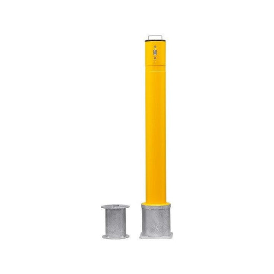 4.5" OD Powder Coated Removable Steel Bollard