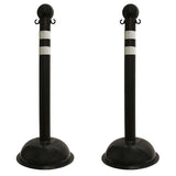 Heavy Duty Reflective Stripe Stanchion 3"