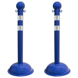 Heavy Duty Reflective Stripe Stanchion 3"