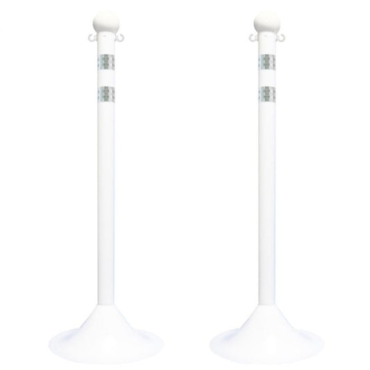 Light Duty Reflective Stripe Stanchion 2"