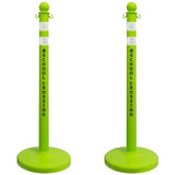 Medium Duty Safety Label Stanchion 2.5"