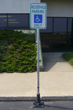 6' Standard Sign Post System for Concrete Installation