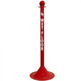 Light Duty Safety Label Stanchion 2"