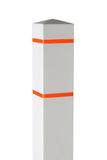 6" Square Bollard Covers with Reflective Tape